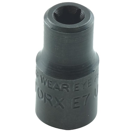K-Tool International External Torx Socket, 1/4"Dr, E-7, Material: Alloy steel KTI-22677